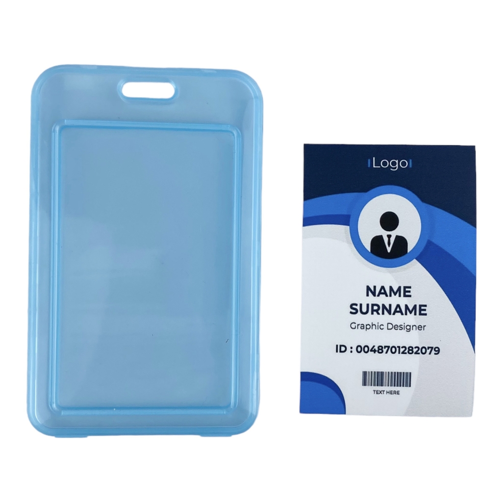 Bao đựng thẻ nhựa trong C-113V 5.4x8.5cm 2 mặt đứng (5)