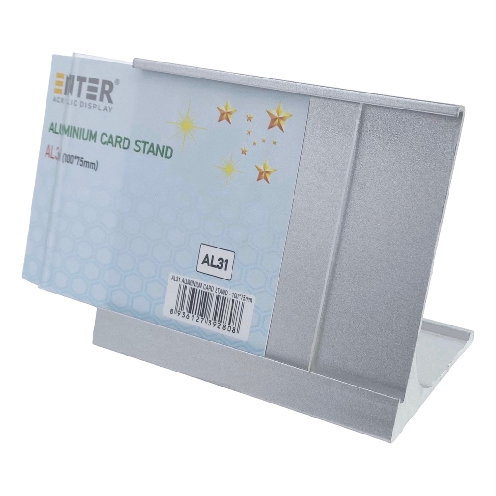 Bảng thông tin để bàn nhôm Enter AL31 100x75mm, Khung thông tin sản phẩm, Khung bảng giá, Kệ trưng bày để bàn (20)