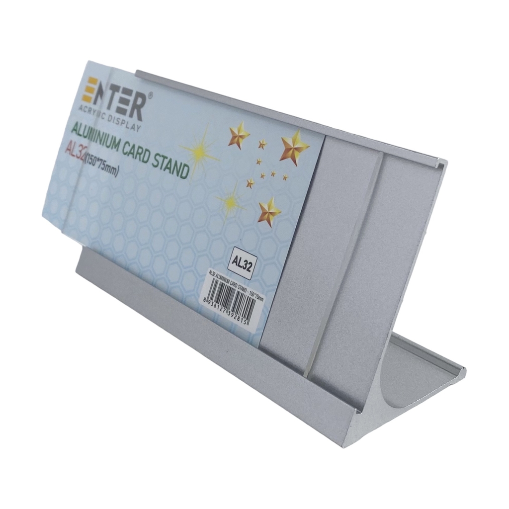 Bảng thông tin để bàn nhôm Enter AL32 150x75mm, Khung thông tin sản phẩm, Khung bảng giá, Kệ trưng bày để bàn (20)