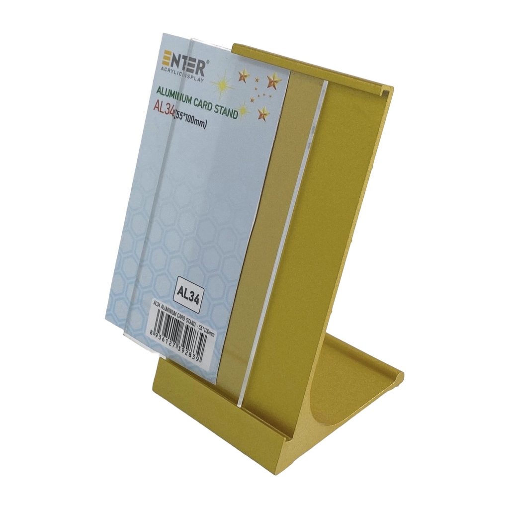 Bảng thông tin để bàn nhôm Enter AL34 55x100mm, Khung thông tin sản phẩm, Khung bảng giá, Kệ trưng bày để bàn (20)