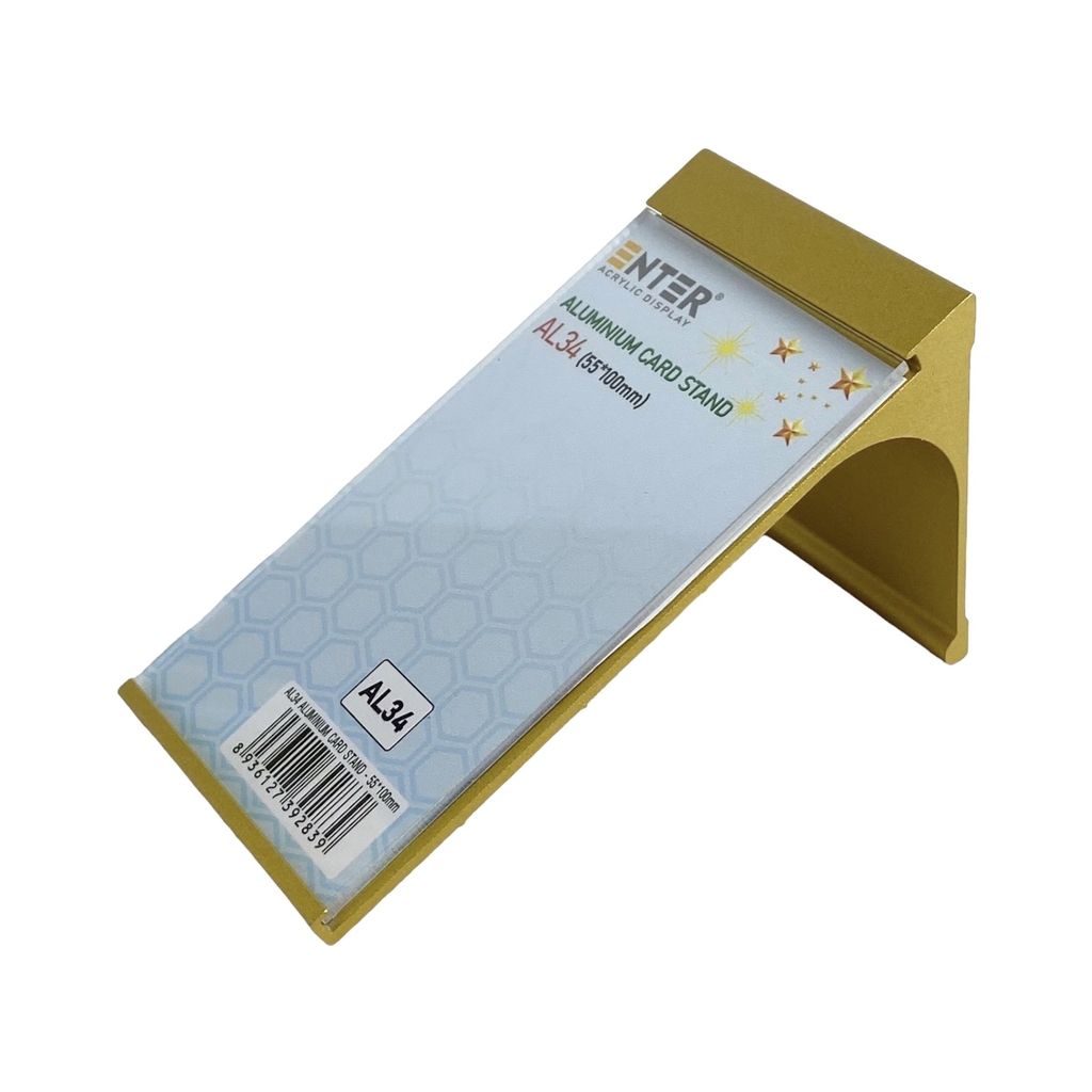 Bảng thông tin để bàn nhôm Enter AL34 55x100mm, Khung thông tin sản phẩm, Khung bảng giá, Kệ trưng bày để bàn (20)