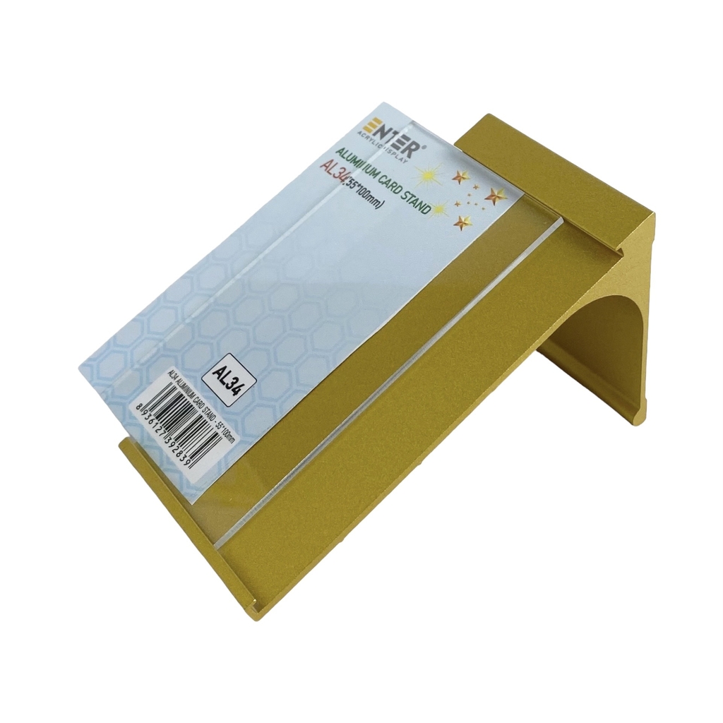 Bảng thông tin để bàn nhôm Enter AL34 55x100mm, Khung thông tin sản phẩm, Khung bảng giá, Kệ trưng bày để bàn (20)