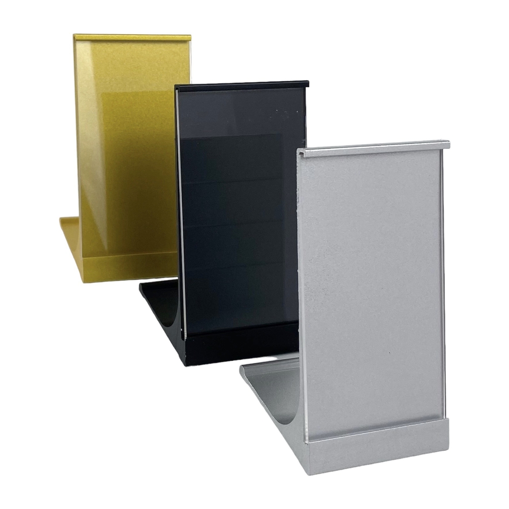 Bảng thông tin để bàn nhôm Enter AL34 55x100mm, Khung thông tin sản phẩm, Khung bảng giá, Kệ trưng bày để bàn (20)