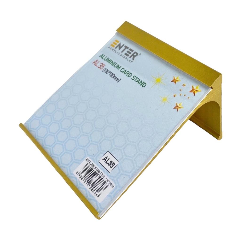 Bảng thông tin để bàn nhôm Enter AL35 100x100mm, Khung thông tin sản phẩm, Khung bảng giá, Kệ trưng bày để bàn (20)