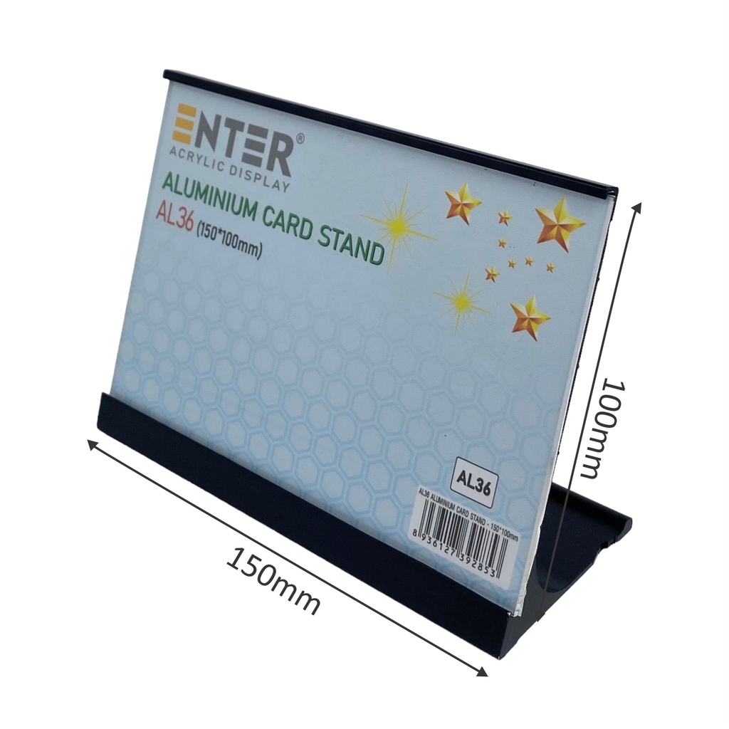 Bảng thông tin để bàn nhôm Enter AL36 150x100mm, Khung thông tin sản phẩm, Khung bảng giá, Kệ trưng bày để bàn (20)