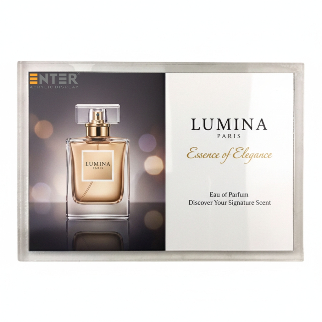 Bảng thông tin mica Enter FR12 150x100mm A6, Khung bảng giá, nhãn giá