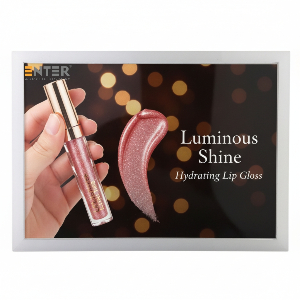 Bảng thông tin mica Enter FR13 100x75mm A7, Khung bảng giá, nhãn giá