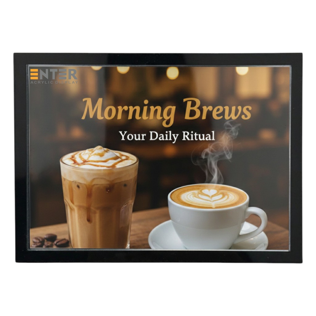 Bảng thông tin mica Enter FR13 100x75mm A7, Khung bảng giá, nhãn giá