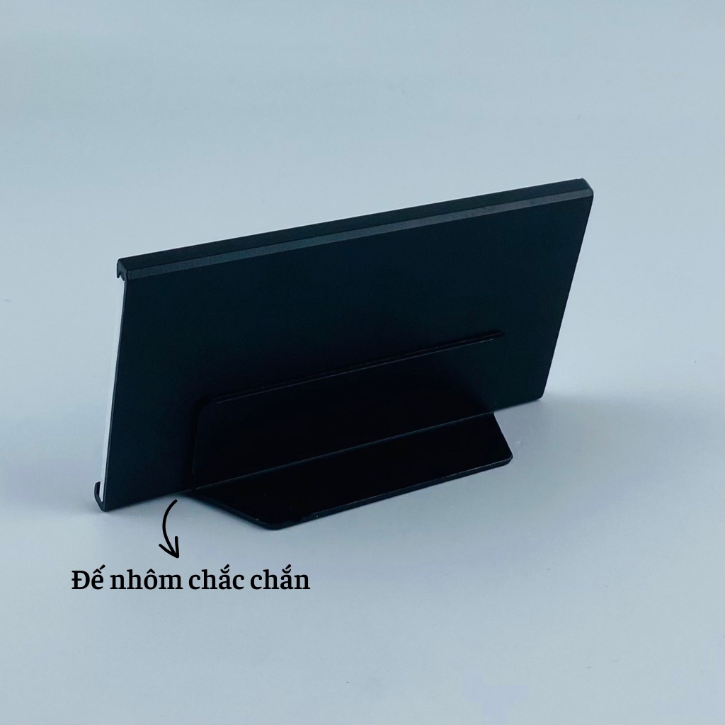 Bảng thông tin nhôm Enter AL15 100x50mm, Khung thông tin sản phẩm, Khung bảng giá siêu thị, Tag thông tin mini (20)