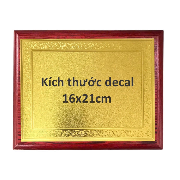 Bảng vinh danh gỗ 20x25cm