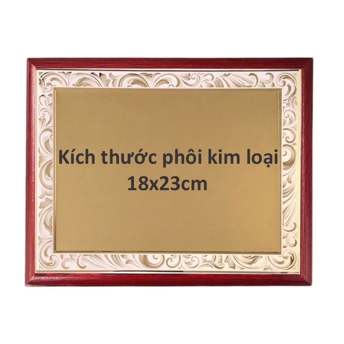 Bảng vinh danh gỗ 20x25cm