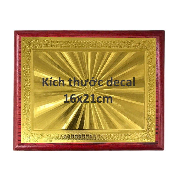 Bảng vinh danh gỗ 20x25cm