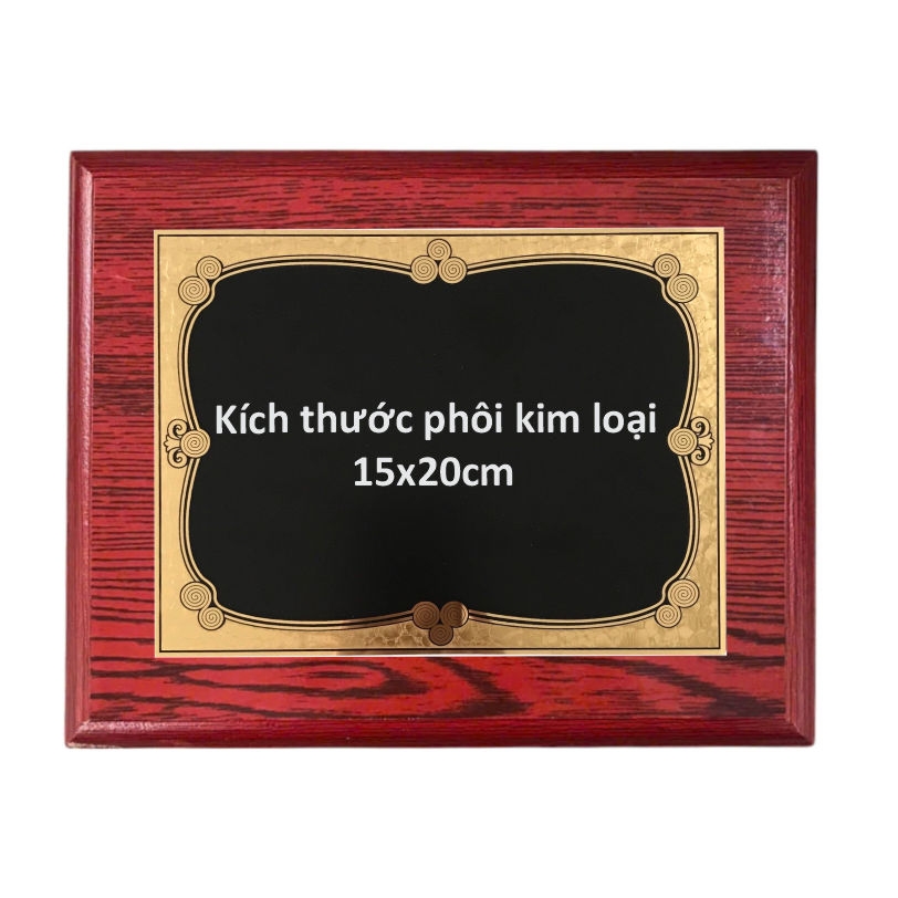 Bảng vinh danh gỗ 20x25cm
