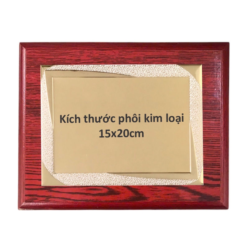 Bảng vinh danh gỗ 20x25cm