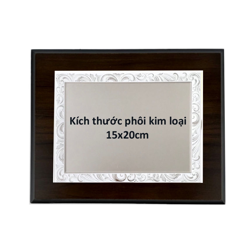 Bảng vinh danh gỗ 20x25cm / 24x31cm màu Cherry