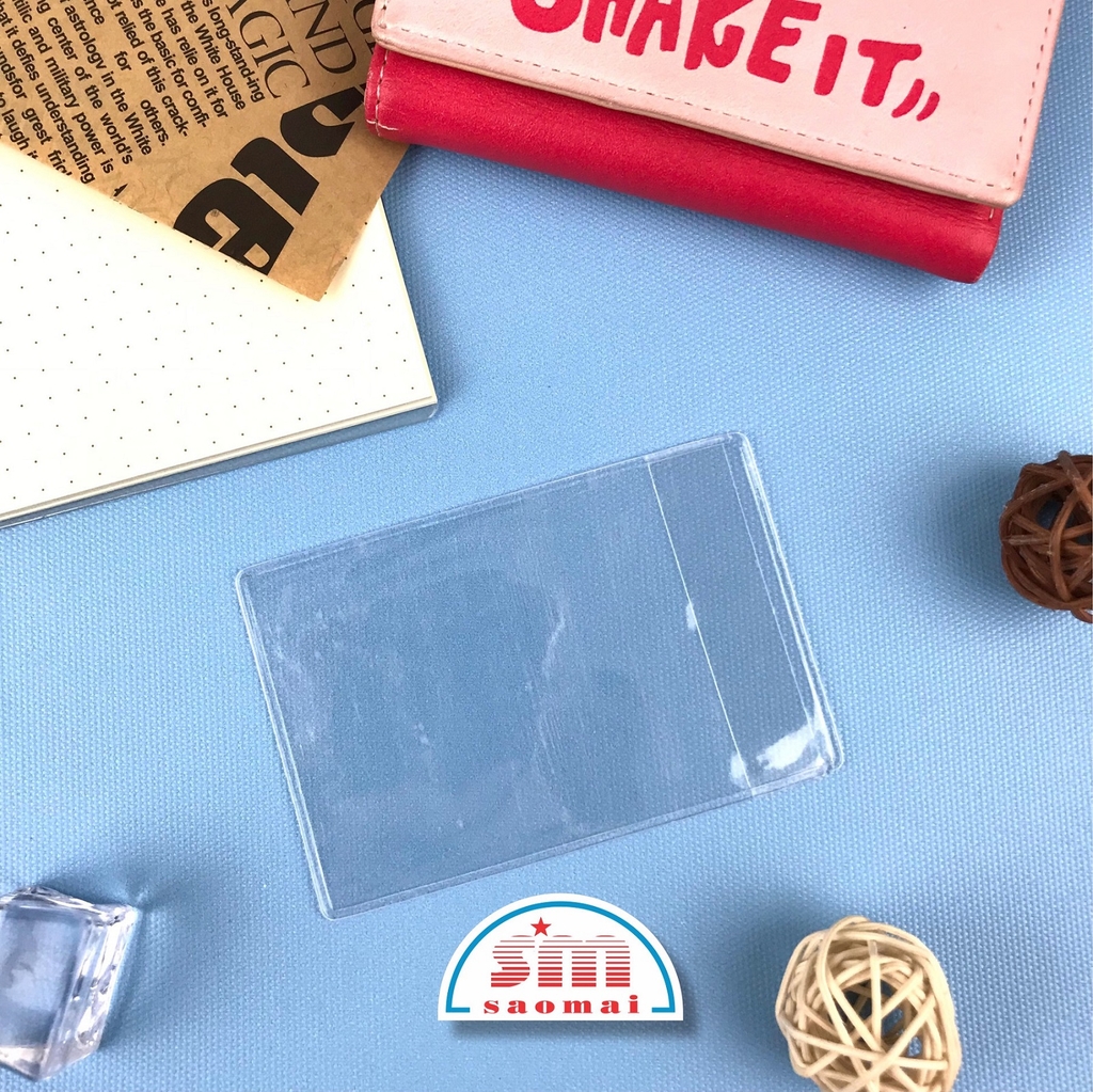 Bao đựng thẻ căn cước dẻo trong mỏng 5.3x8.5cm [4] (100)