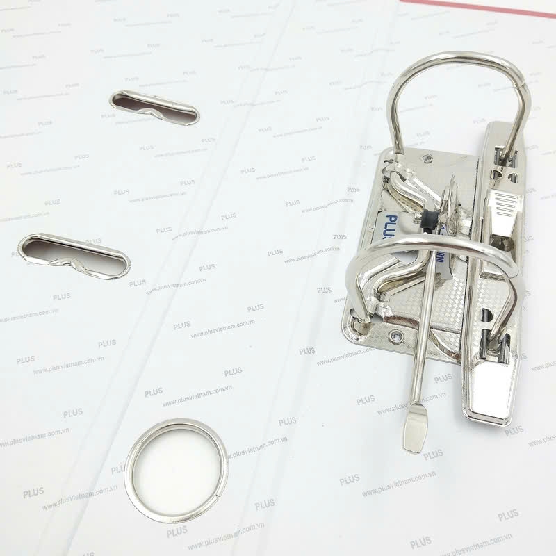 Bìa còng 1 mặt si Plus 800-V034 7cm A4 xanh biển (50)