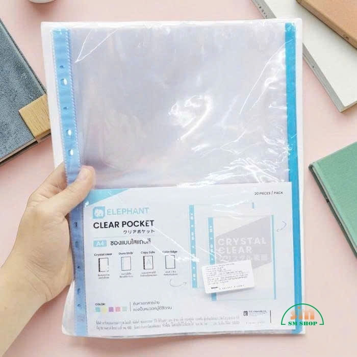 Bìa lỗ Elephant A4 20 tờ (12)