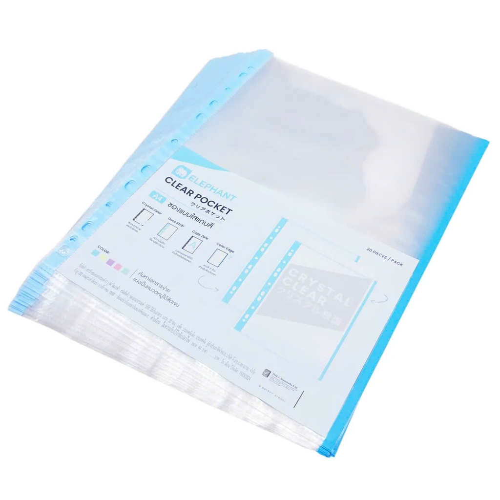 Bìa lỗ Elephant A4 20 tờ (12)