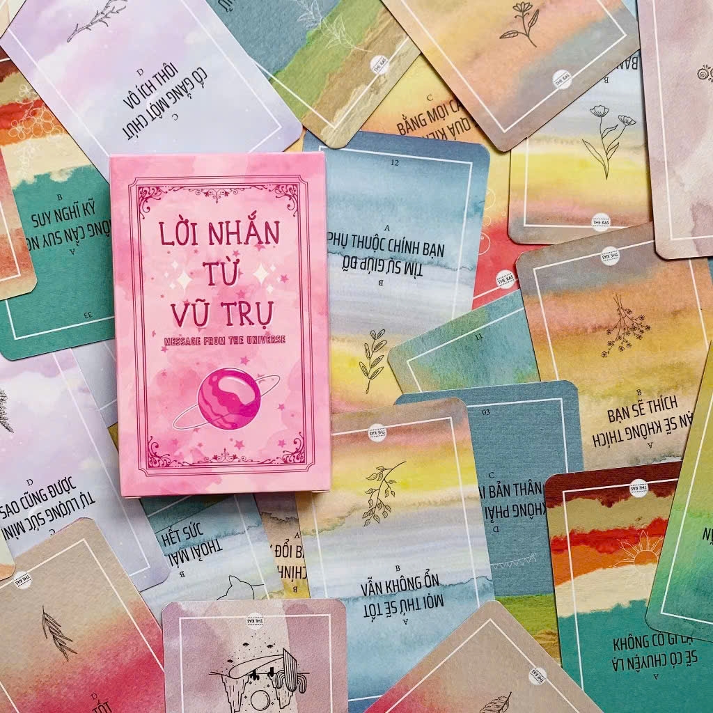 Bộ bài The Kas Lời nhắn từ vũ trụ ver hồng