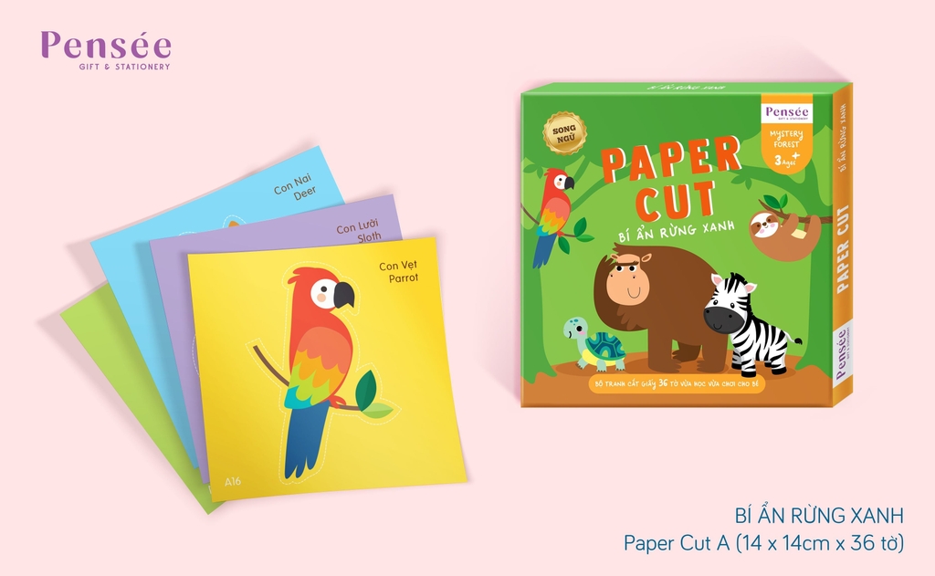 Bộ cắt giấy thủ công Pensée
