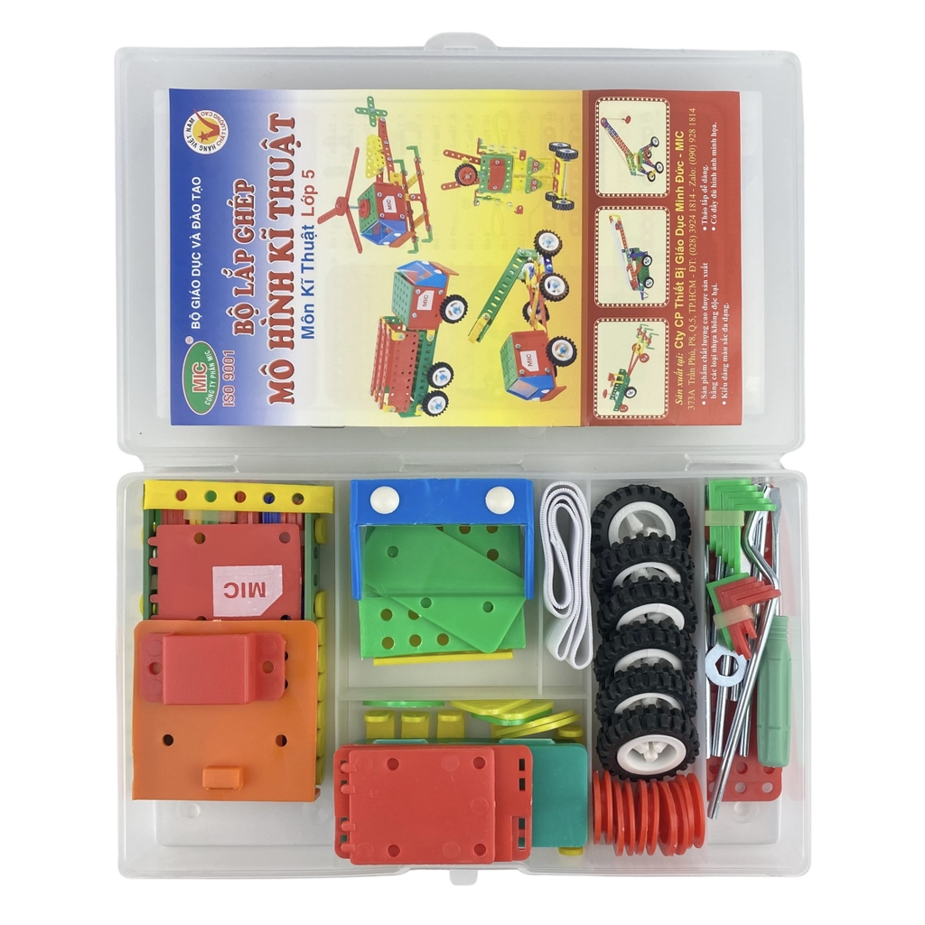Bộ lắp ghép mô hình kĩ thuật Mic lớp 5 (10)