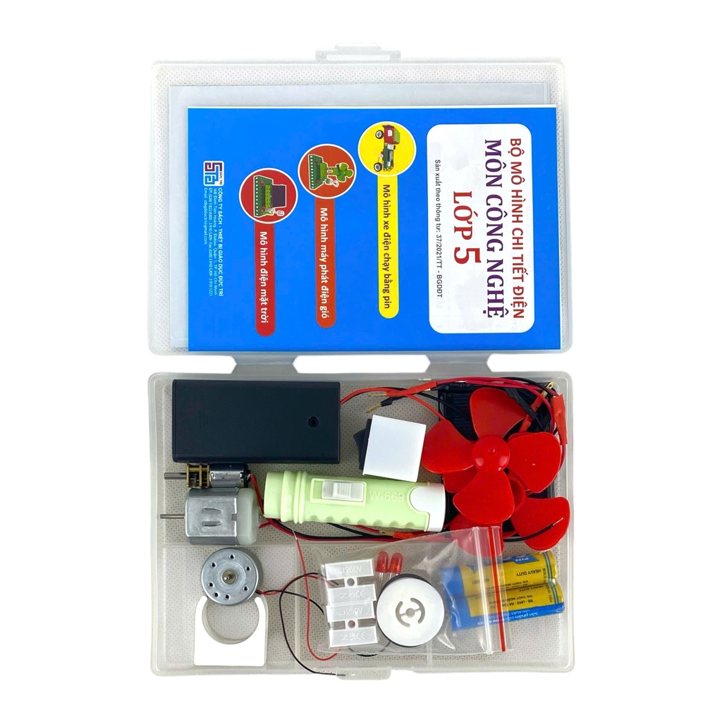 Bộ lắp ghép mô hình kỹ thuật môn công nghệ lớp 4-5