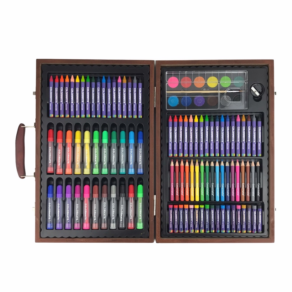 Bộ màu hộp gỗ Colormate M55