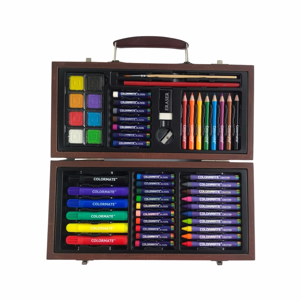 Bộ màu hộp gỗ Colormate M55