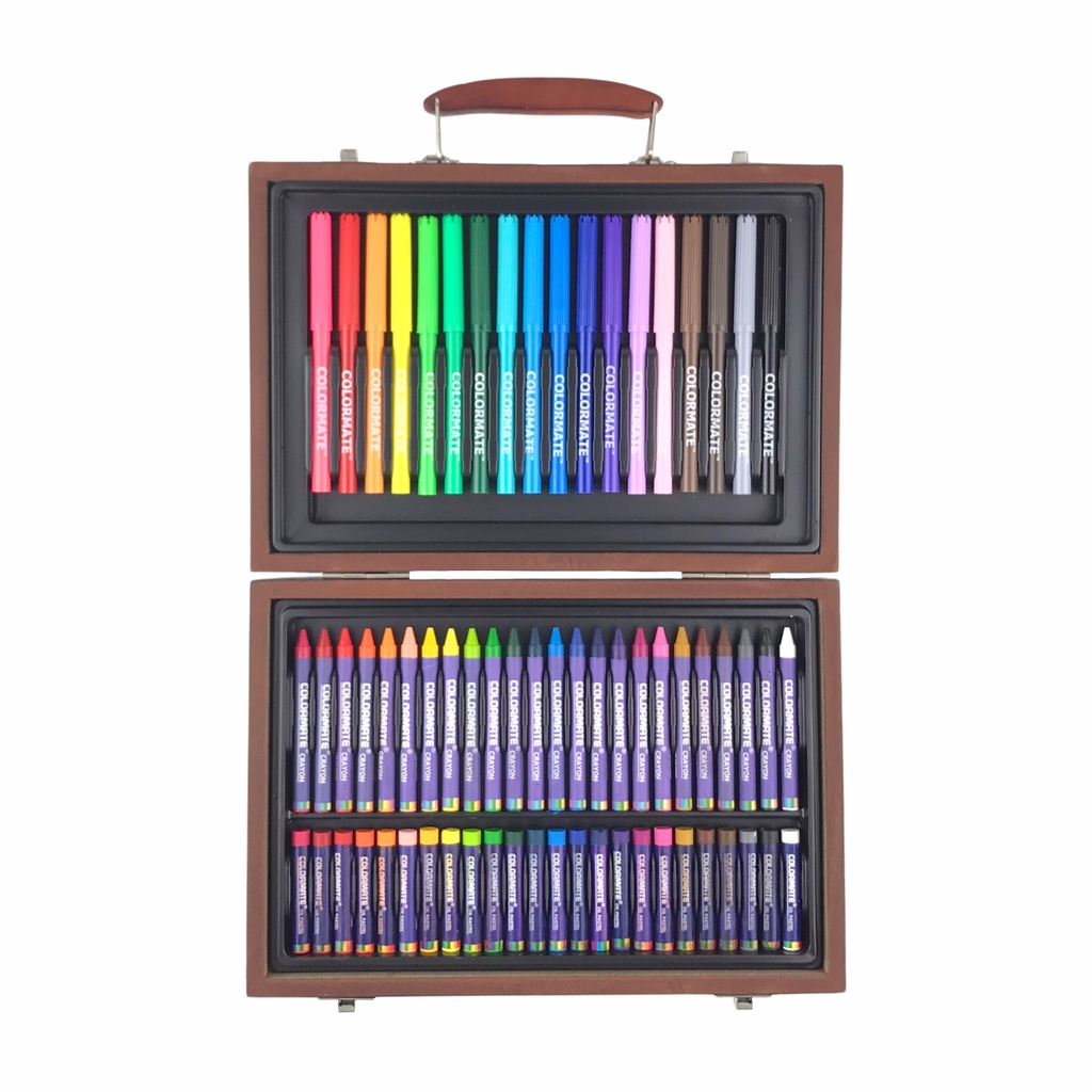 Bộ màu hộp gỗ Colormate M55