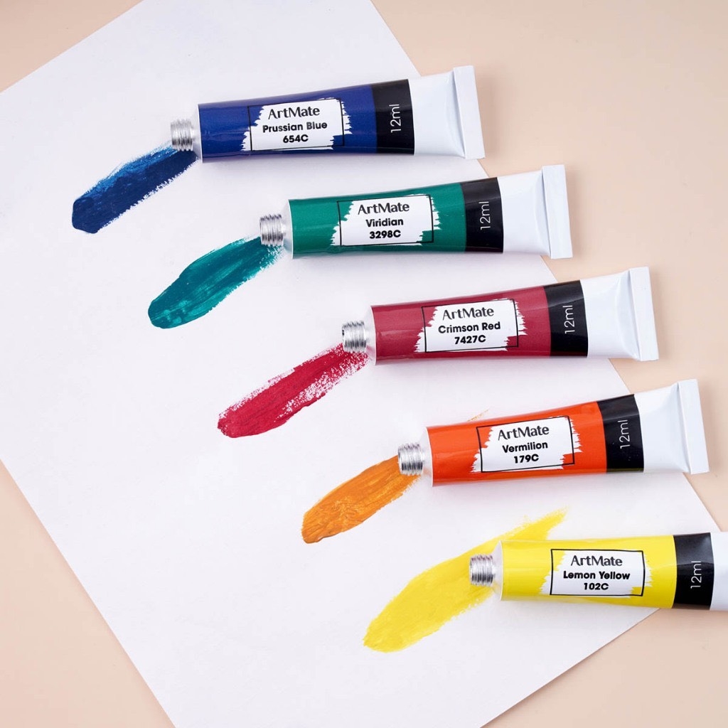 Bộ màu vẽ Acrylic Artmate AM-AC001/ AC002 12ml