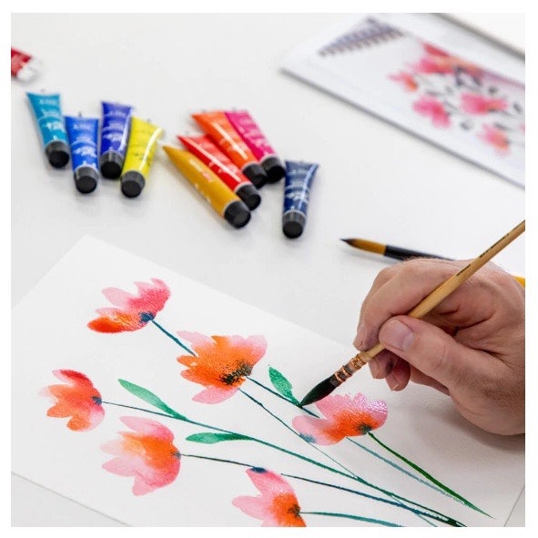 Bộ màu vẽ Acrylic Mont Marte PMHS0033 18 màu 12ml