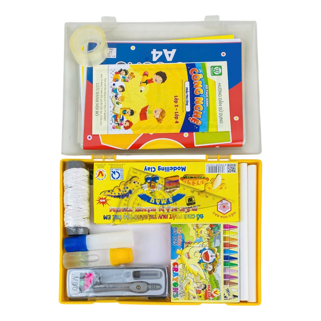 Bộ thực hành công nghệ  phần thủ công lớp 3- lớp 4