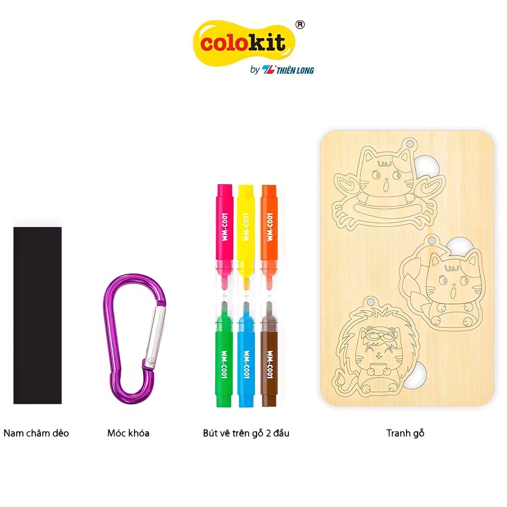 Bộ tô màu gỗ TL Colokit C030 / C032