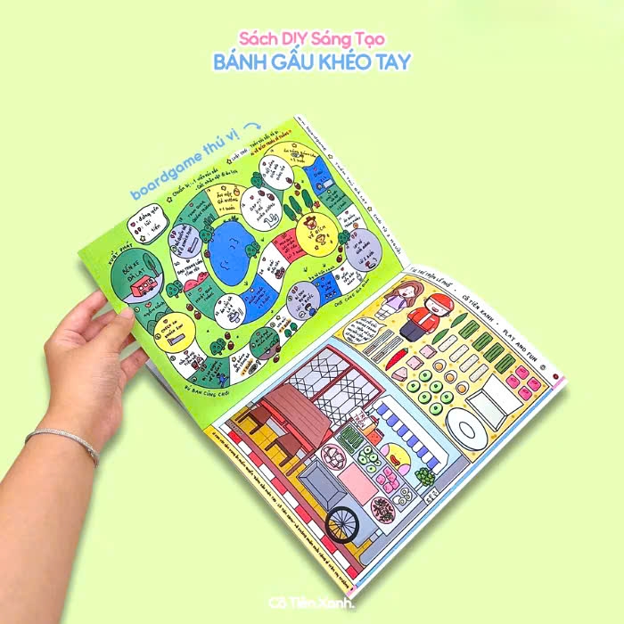 Bộ tranh Cô Tiên Xanh - Bánh gấu khéo tay