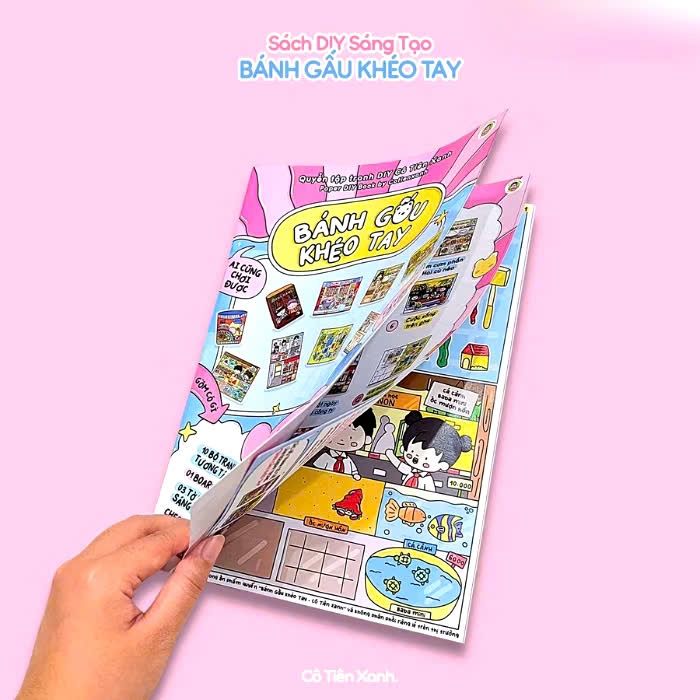 Bộ tranh Cô Tiên Xanh - Bánh gấu khéo tay