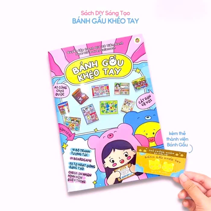 Bộ tranh Cô Tiên Xanh - Bánh gấu khéo tay