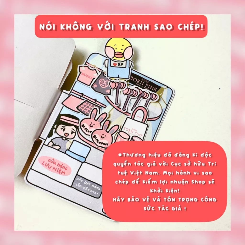 Bộ Tranh Tương Tác Cô Tiên Xanh - Bộ tranh đu Idol