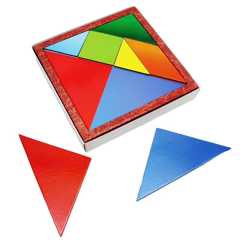 Bộ xếp hình trí uẩn 7 mảnh LHT, xếp hình Tangram