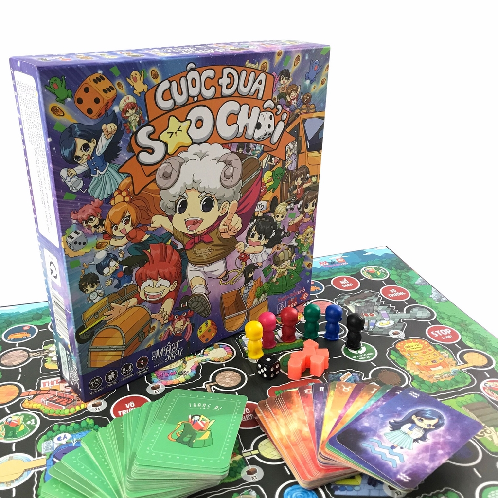 Boardgame Lớp Học Mật Ngữ - Cuộc Đua Sao Chổi