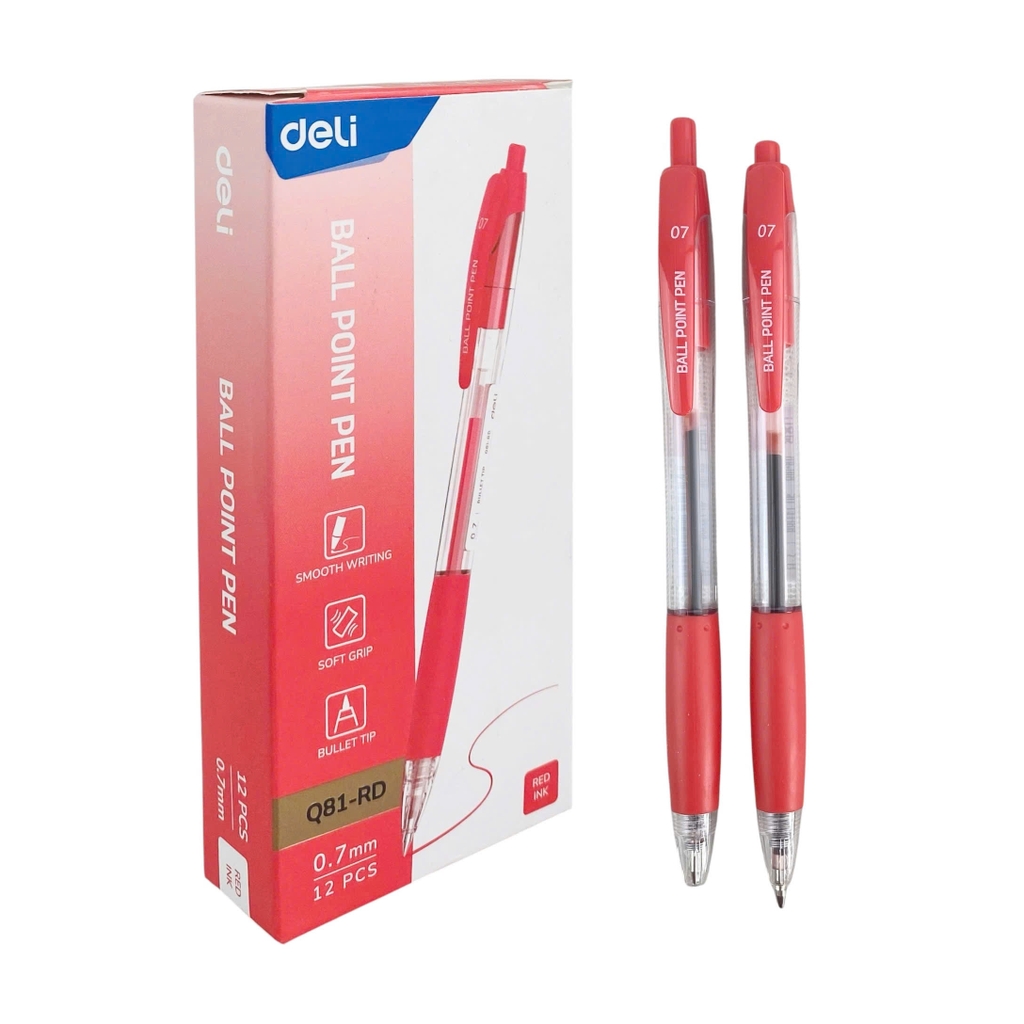 Bút bi Deli Q81 0.7mm, Viết bi, Bút bic (12)