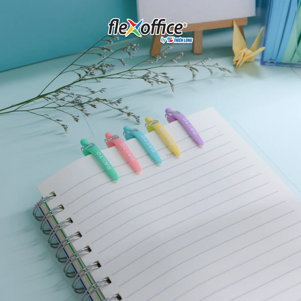 Bút bi TL Flexoffice Pazto FO-GELB039/VN xanh dương (5)