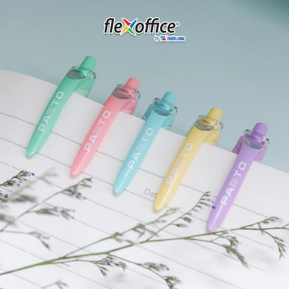 Bút bi TL Flexoffice Pazto FO-GELB039/VN xanh dương (5)