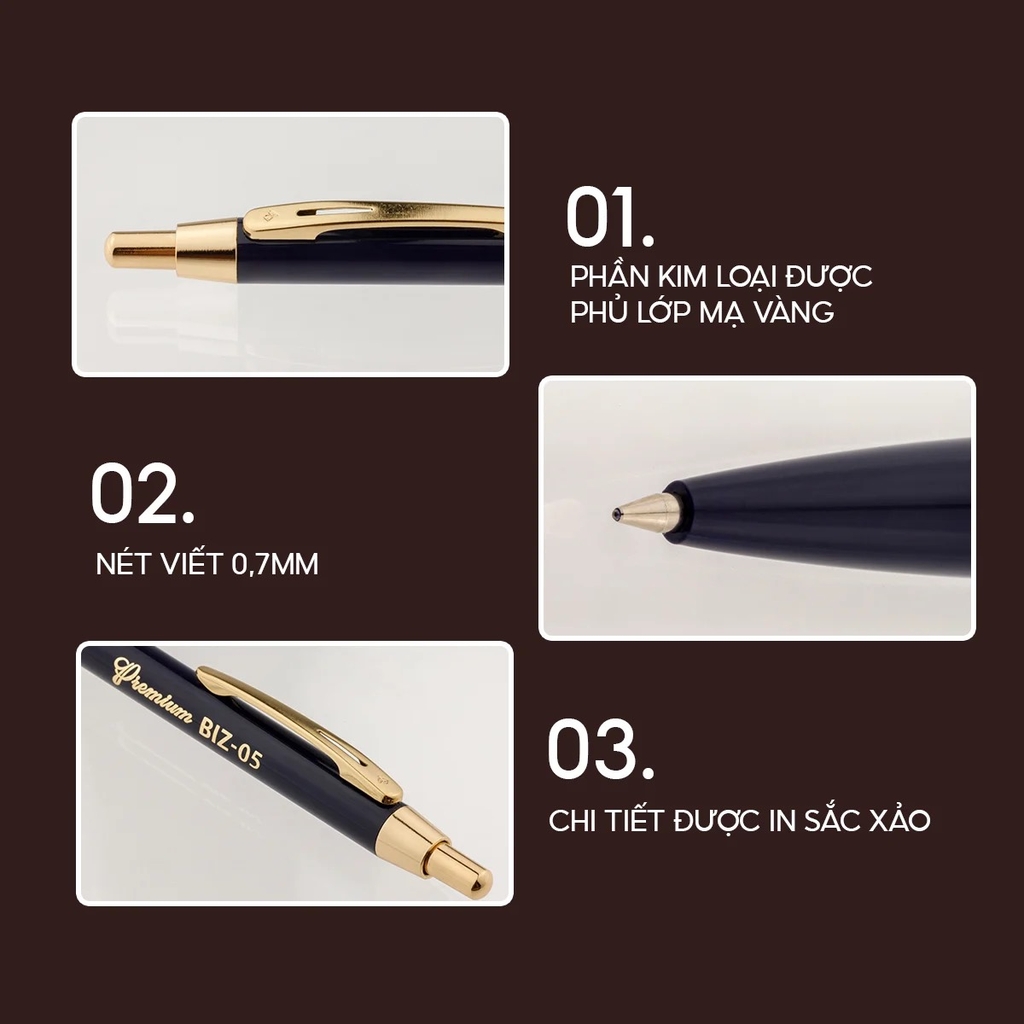 Bút bi TL Bizner Biz-05 xanh