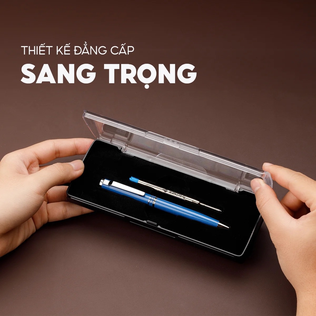 Bút bi TL Bizner Biz-12 + ruột bút xanh dương