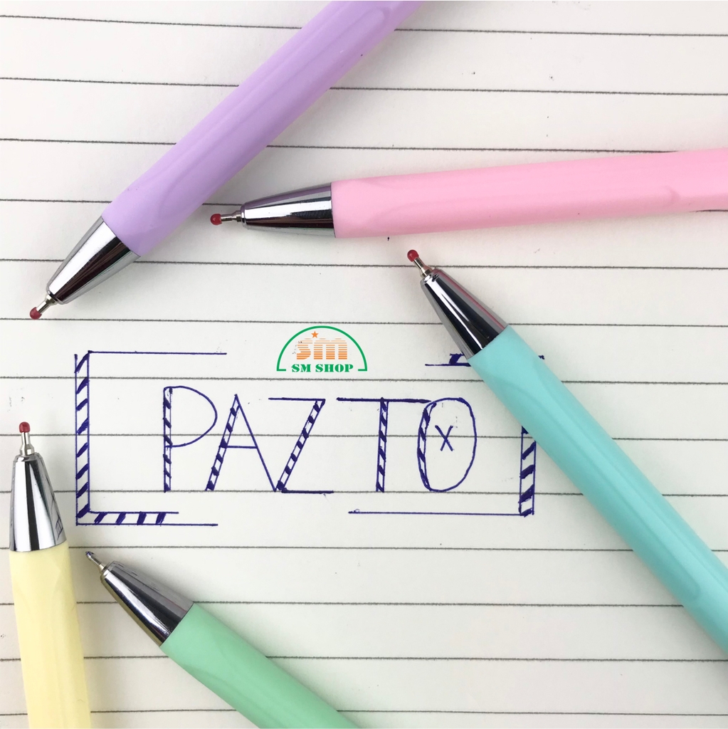 Bút bi TL Flexoffice Pazto Gel-B015 xanh dương (5)