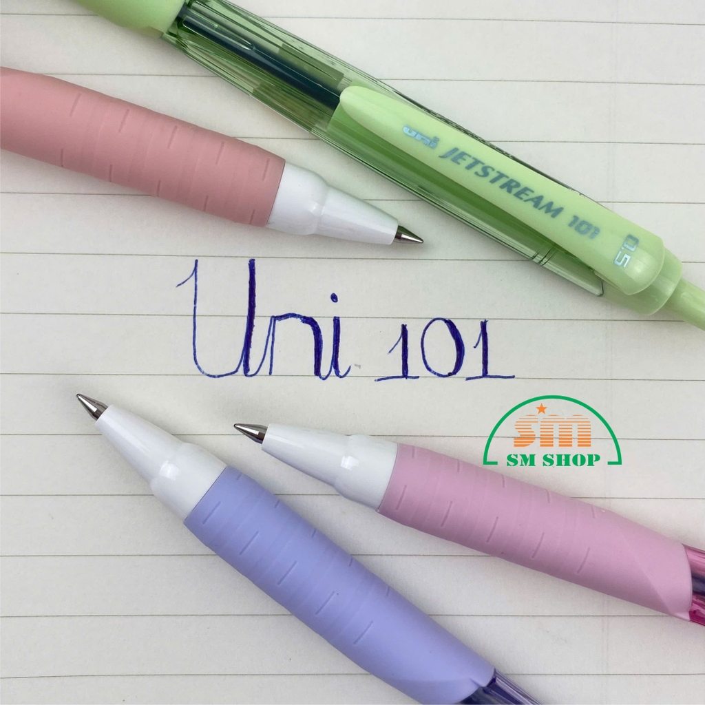 Bút bi Uni Jetstream SXN-101F xanh 0.5mm (12)