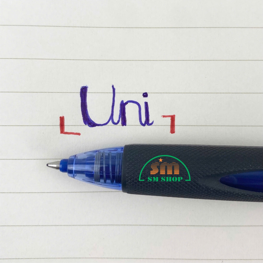 Bút bi Uni Power Tank SN-227 0.7mm xanh (12)