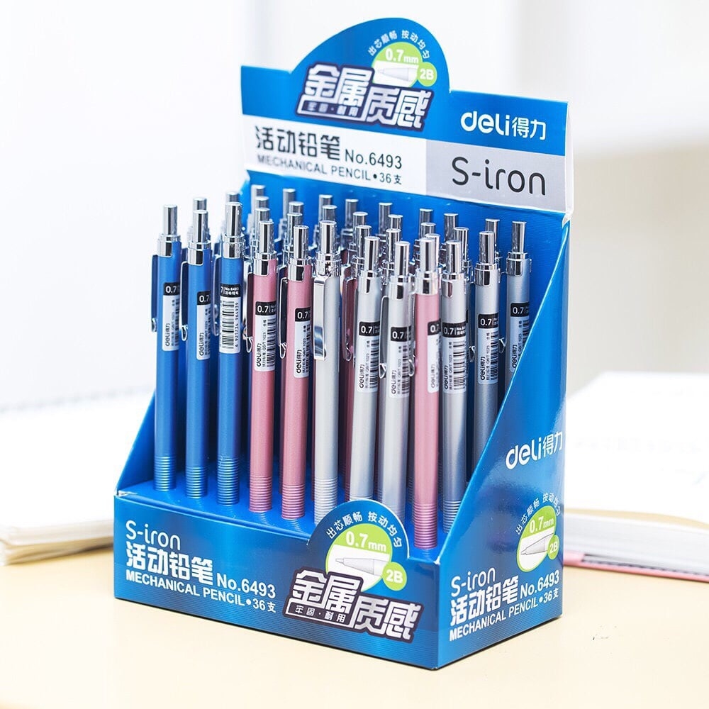 Bút chì bấm Deli 6493 0.7mm (36)