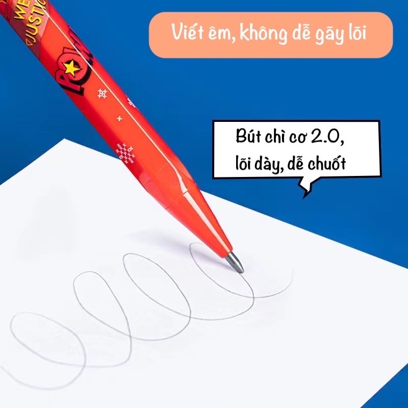 Bút chì bấm Deli HC500 2.0mm (36)